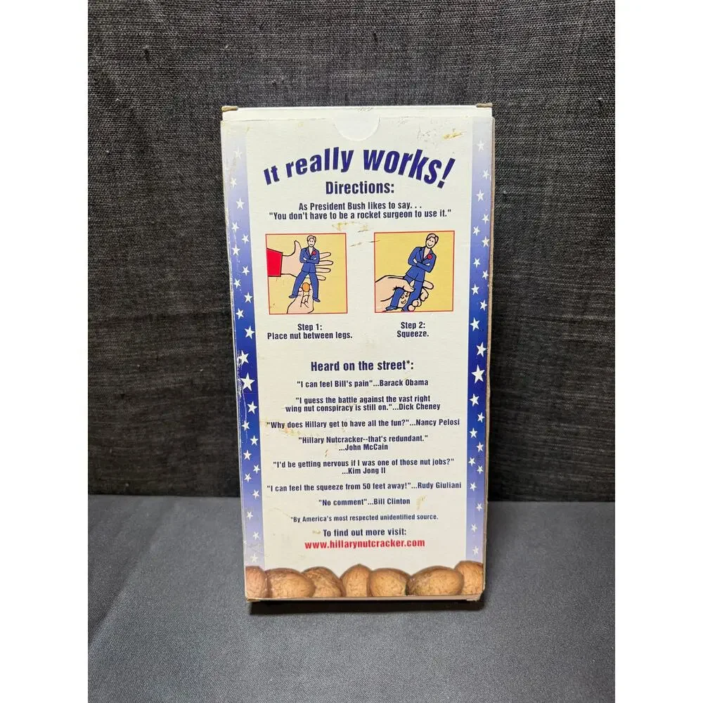 The Hillary Nutcracker Vintage 2007 Political Novelty Gag Gift 9